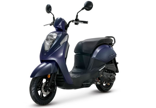 Sym Mio 50 injectie 4T Nieuw 45km Matt Indigo 5+