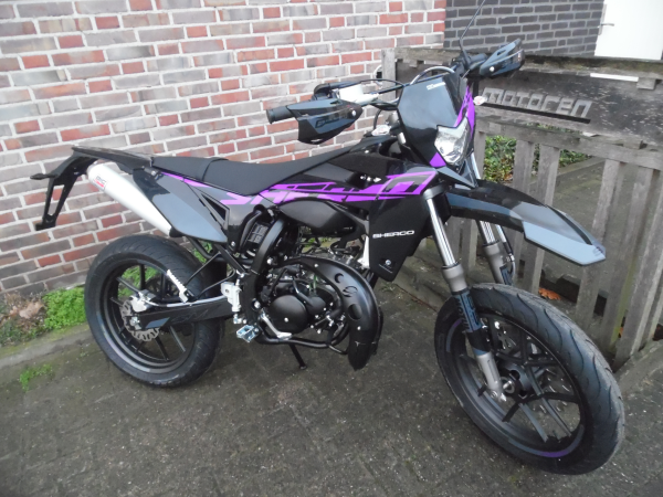 Sherco SM-R 50 Black Pink Euro 5 2T Nieuw