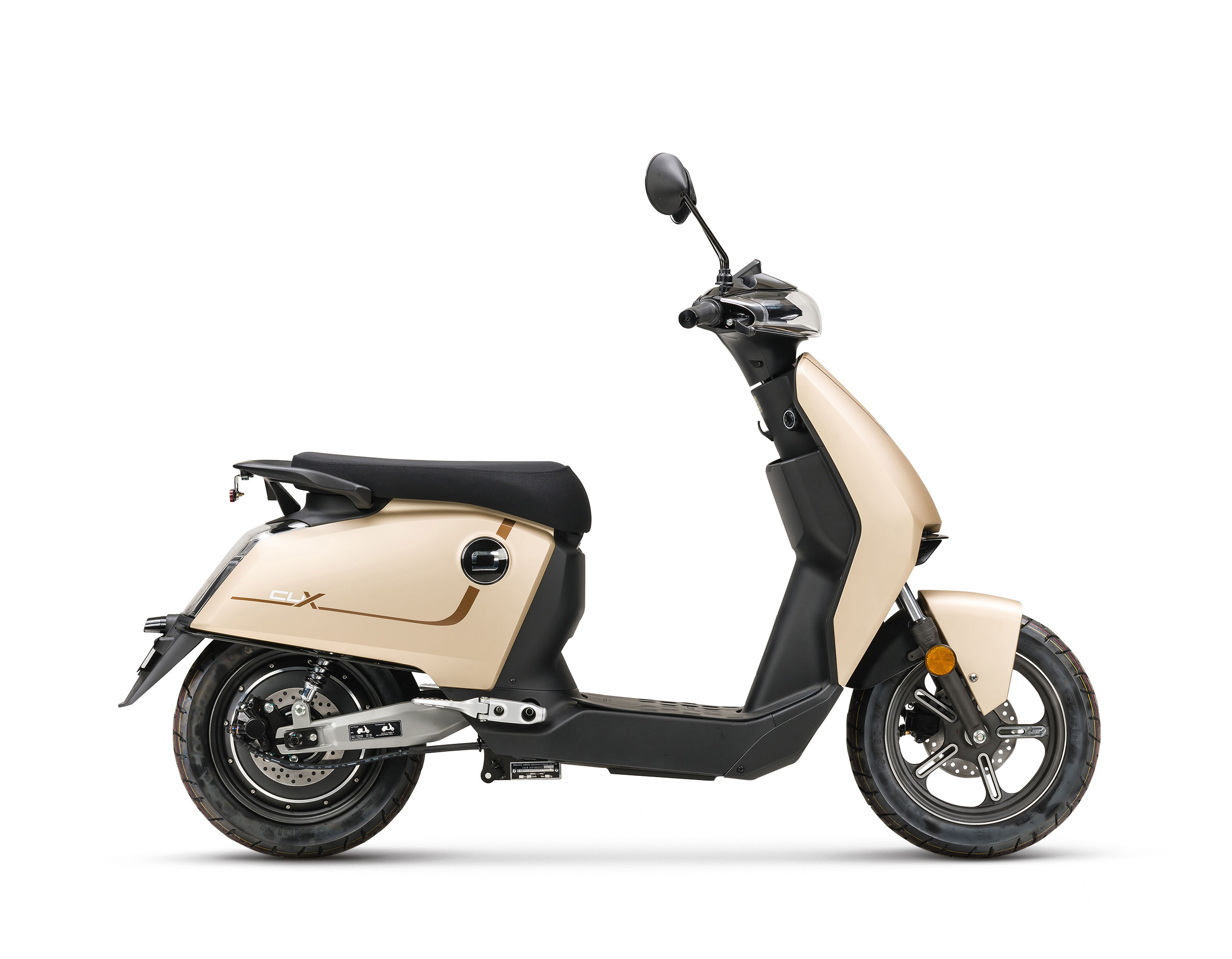 Vmoto Super Soco CUX Electrisch Nieuw 45km Dark Gold